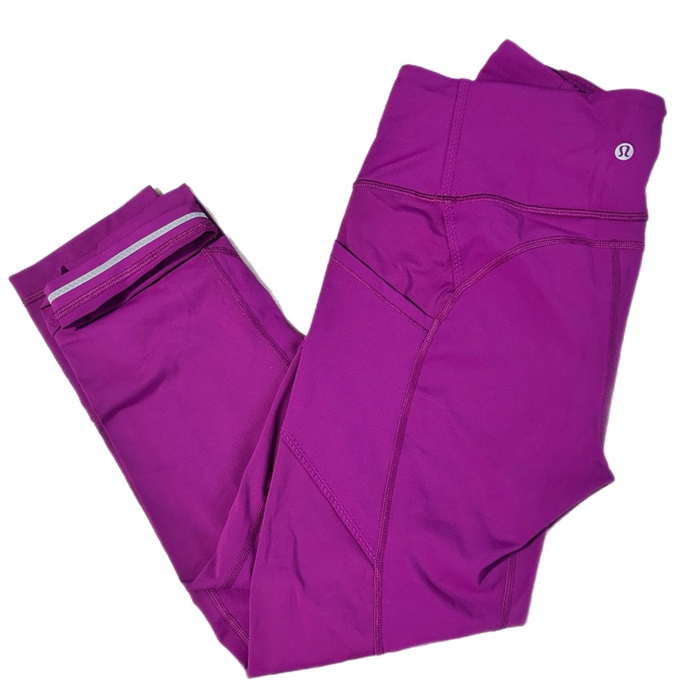 Lululemon leggings size 10 purple capri